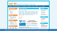 Desktop Screenshot of karlovarskyregion.cz